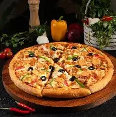 Chicken Supreme Pizza at Sister Pizza, Islamabad